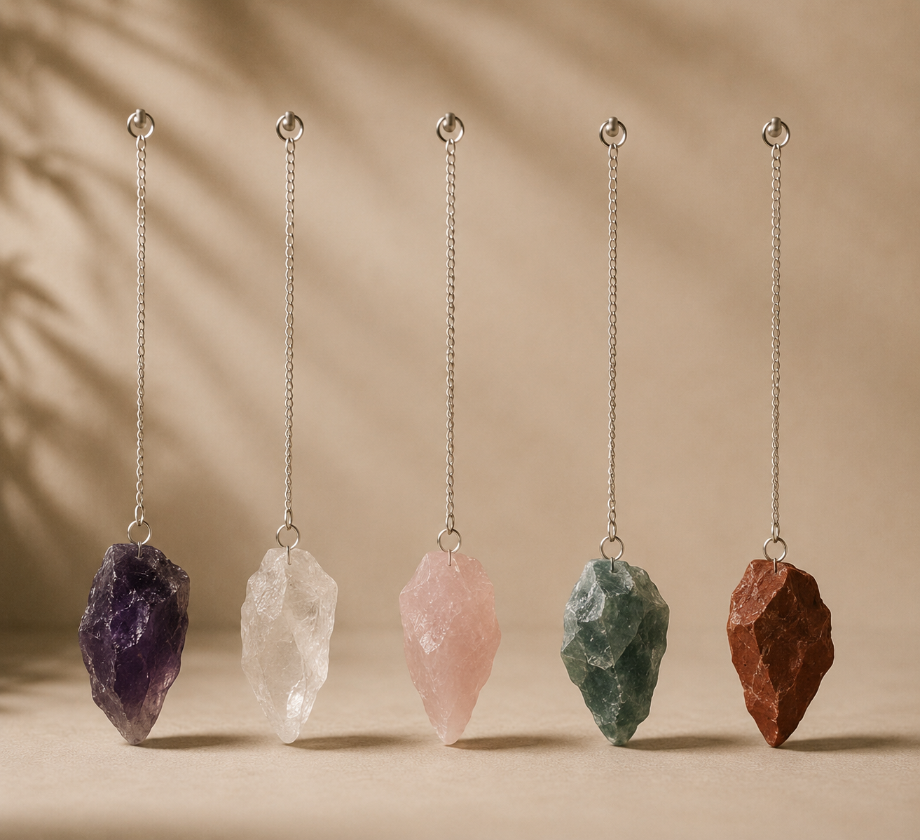 Pendule Cristaux Bruts