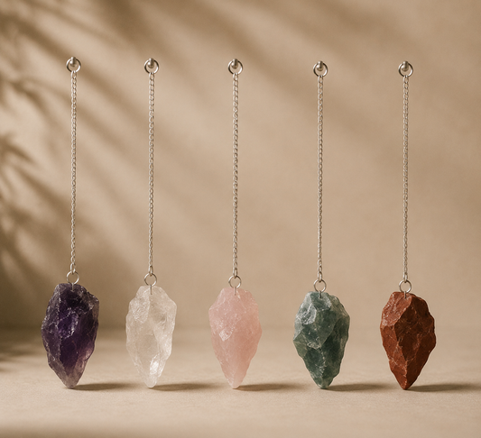 Pendule Cristaux Bruts