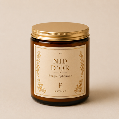 Bougie parfumée  Nid d’or